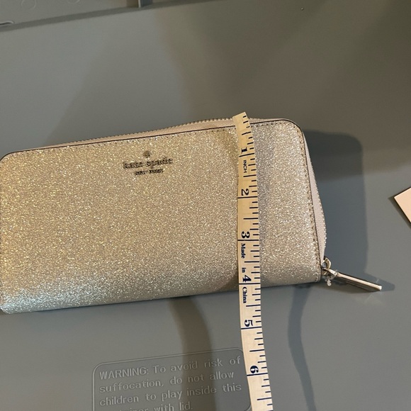 Kate Spade Lunar Light Glitter Large Continental Wallet - Picture 4 of 7